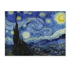 Trademark Fine Art Vincent van Gogh 'Starry Night' Canvas Art, 18x24 AA01270-C1824GG